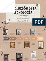 Evolucion de La Tecnologia Karlita Ramirez