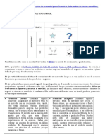 La Matriz de Boston Consulting Group