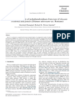 A Comparative Study of Polyphenoloxidase