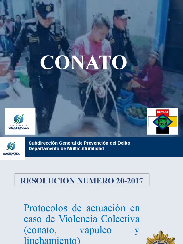 CONATO | PDF | Policía | Armas de fuego