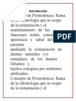 Concepto de Prostodoncia: Rama de la odontología