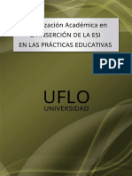 Actualización académica en la ESI en prácticas educativas