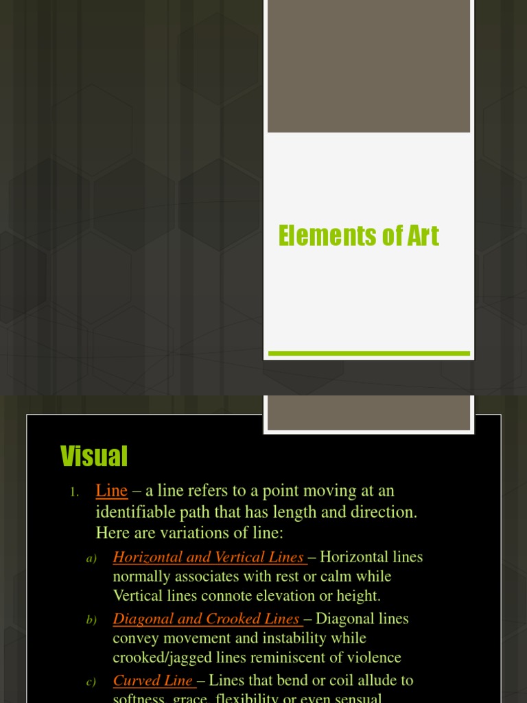 Elements of Art | PDF | Color | Vision