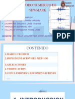 Método numérico de Newmark para evaluar la respuesta dinámica de una vivienda