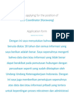 SAMPOERNA LOWKER Line Coordinator (Karawang)