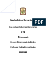Ensayo-Biotecnología en México