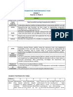 Integrative Performance Task and Graps Grade 7