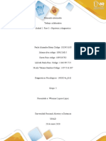 Unidad 2 - Fase 3 - Hipotesis y Diagnostico - Grupo 5