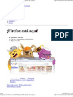 Navegador web Firefox en español de España
