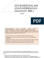 Evidence Based Dalam Pelayanan Kebidanan (Persalinan