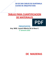 TABLAS CUANTIFICACION