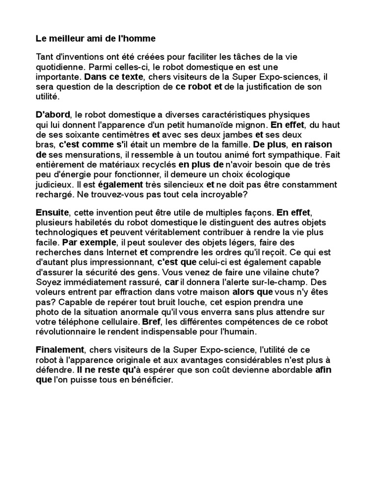 Texte Descriptif Schéma – STRUCTURE DESCRIPTIVE ET STRUCTURE ...