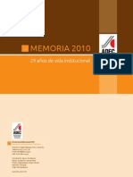 Memoria Institucional ADEC 2010