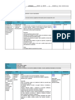 Plan de Clases 21 Al 25 de Marzo 2022