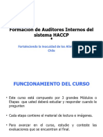 Formación de Auditores Internos Del Sistema HACCP