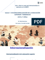 Internacionalización de la Educación en la UNRC