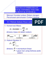 Persamaan Dasar Dalam Integral