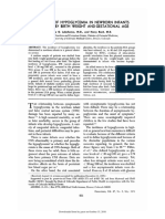 Incidence of Hypoglycemia in Newborn Infants Classified by Birthweight and Gest Age