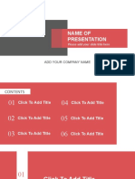 Red and Gray Powerpoint Template