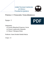 Practica 1 Potenciales Termodinámicos