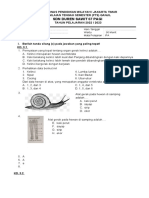 Soal Ipa PTS 1 Kelas 5 22-23