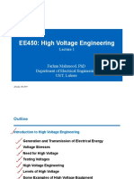 High Voltage Lecture - 1