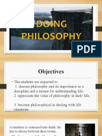 Doing Philosophy