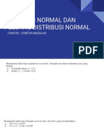 Contoh Masalah Distribusi Normal Dan Peluang Distribusi Normal