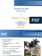 DAMA Chicago: Metadata Use Cases You Can Use