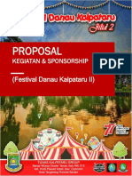 Proposal Sponsorship Festival Danau Kalpataru