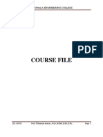 M III Course File 2011 12
