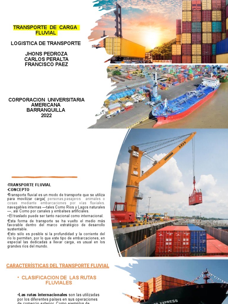 Transporte Fluvial de Carga en Colombia | PDF | Transporte | Río