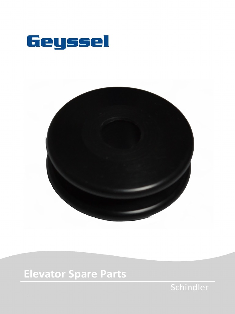 01 Schindler Part 1 Und 2 Pdf Elevator Relay