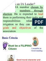 Basic Criteria & Qualities & Functions of IA Leaders