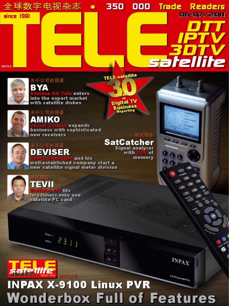 Man TELE-satellite 1107 PDF Digital Video Recorder Television