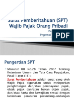 Surat Pemberitahuan (SPT)