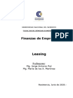 Leasing, Notas de Cátedra