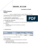 Presupuesto 129 Estucado Muros