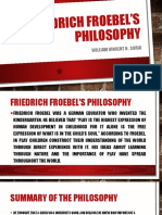 Friedrich Froebel's Philosophy