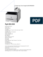 Canon Mesin Fotokopi Photocopy Color ImageCLASS MF628CW