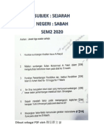 Tiral Sej Sem2 2020 Sabah