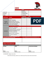 Employee Departure Clearance Form (SAMPLE)