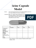 Medicine Capsule Model