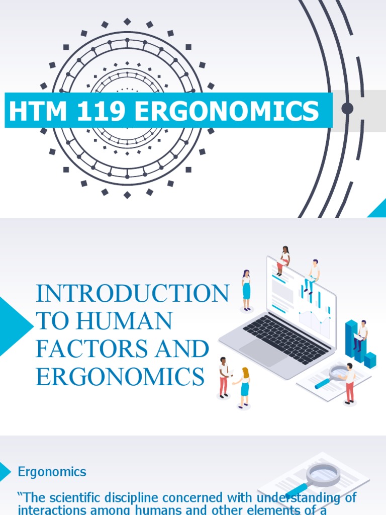 HTM 119 - Lecture 1 | PDF | Human Factors And Ergonomics