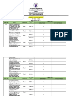 Mathematics 7 curriculum audit for Baloling National High School