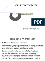 JENIS MIKROMETER