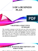 Parts of A Business Plan