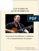 La Guitarra de Silvio Rodriguez - Cancionero de partituras y tablaturas de acompañamiento de guitarra - Partituras de Guitarra