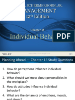 Chapter 15 - Individual Behavior