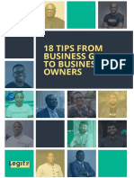 18 Tips From Business Gurus - Legit - NG